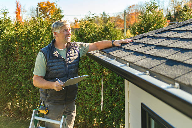 Professional Commercial Roofing technician working in Twain, CA